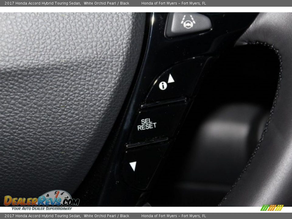 2017 Honda Accord Hybrid Touring Sedan White Orchid Pearl / Black Photo #17