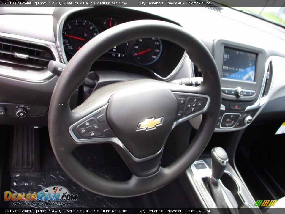 2018 Chevrolet Equinox LS AWD Silver Ice Metallic / Medium Ash Gray Photo #14