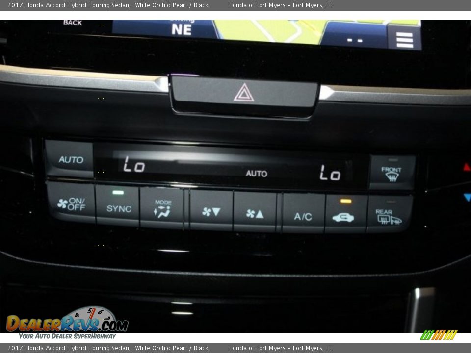 2017 Honda Accord Hybrid Touring Sedan White Orchid Pearl / Black Photo #23