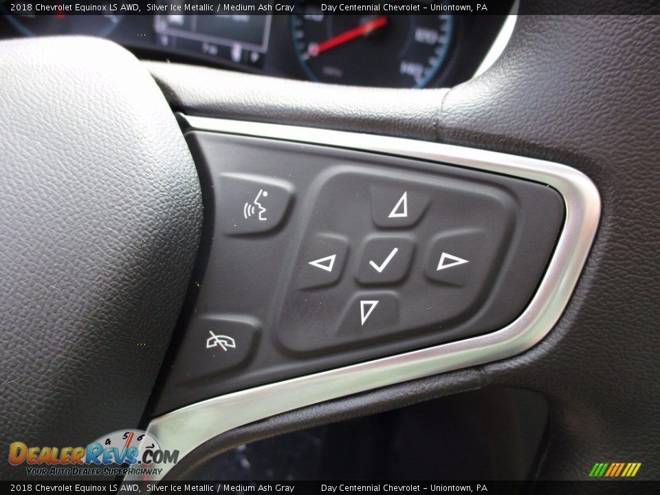 2018 Chevrolet Equinox LS AWD Silver Ice Metallic / Medium Ash Gray Photo #18