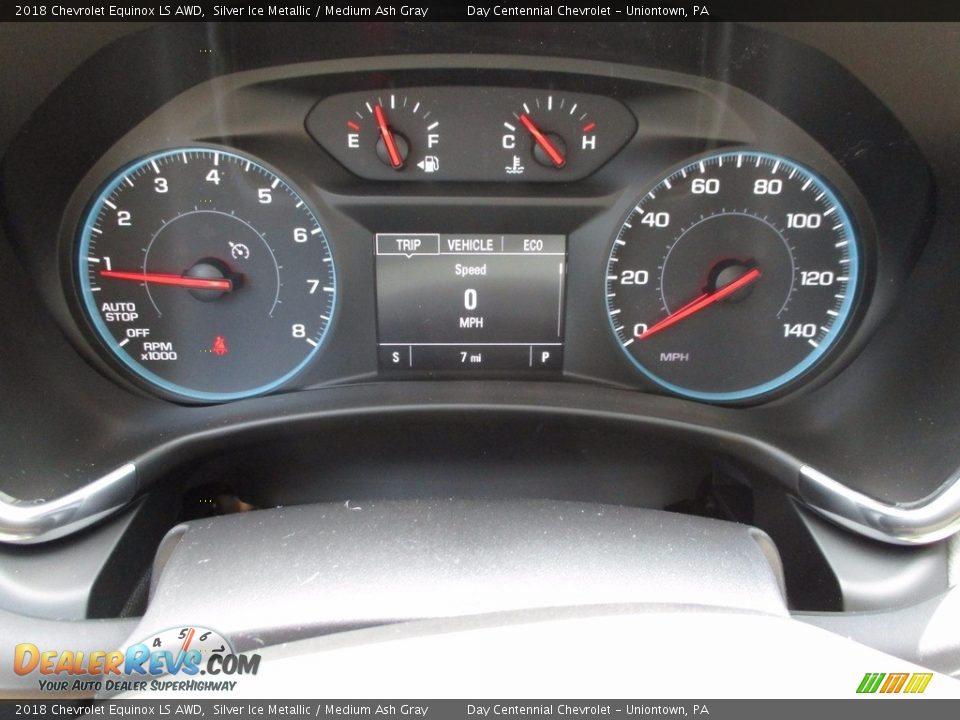2018 Chevrolet Equinox LS AWD Silver Ice Metallic / Medium Ash Gray Photo #20