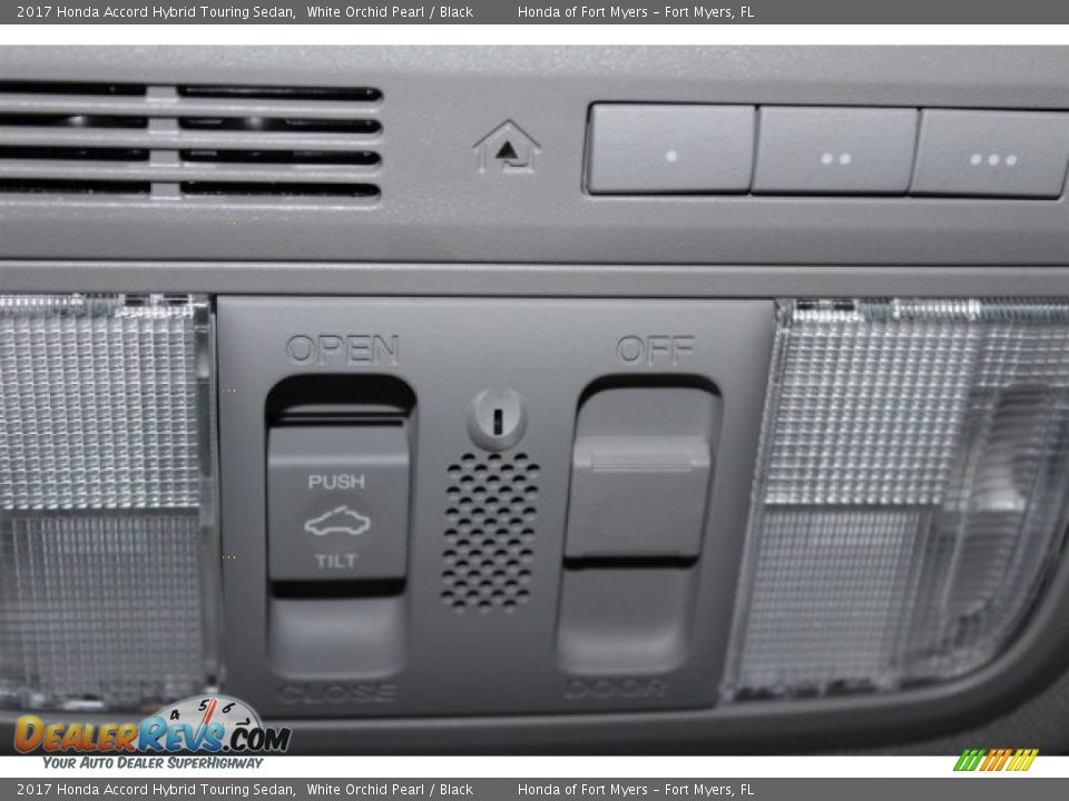 2017 Honda Accord Hybrid Touring Sedan White Orchid Pearl / Black Photo #27