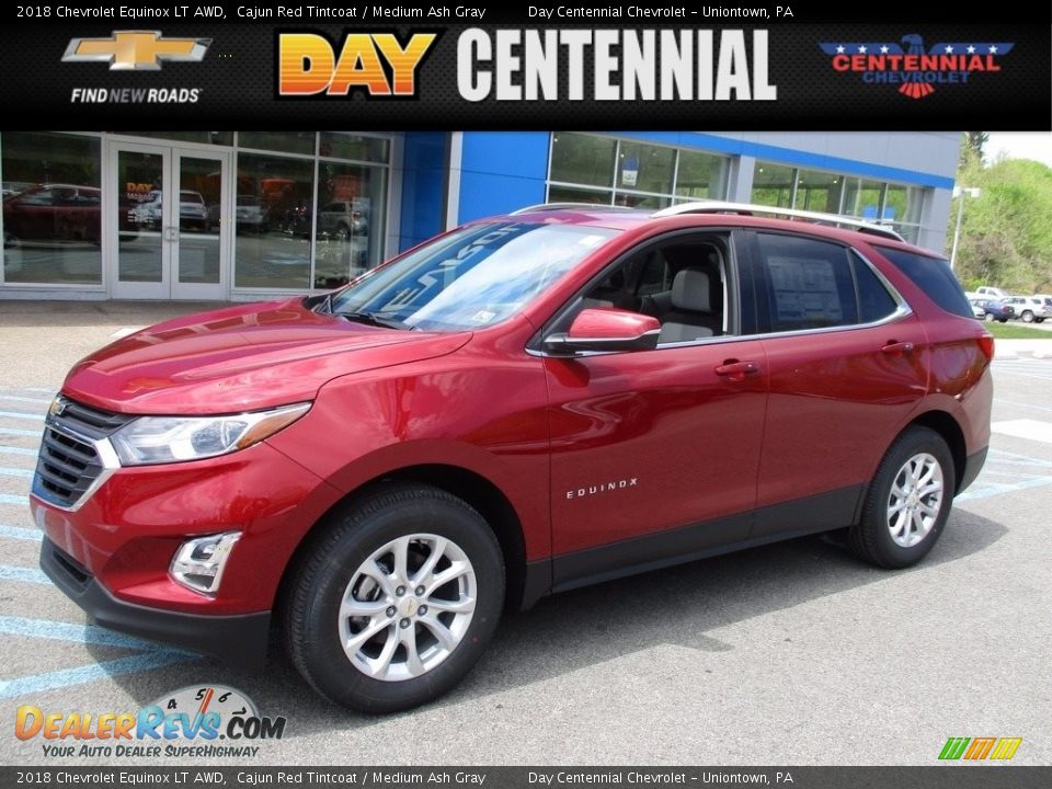 2018 Chevrolet Equinox LT AWD Cajun Red Tintcoat / Medium Ash Gray Photo #1