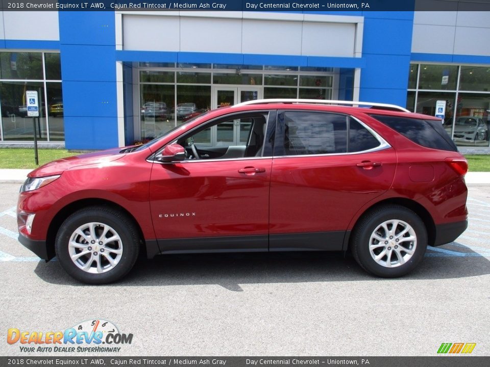 2018 Chevrolet Equinox LT AWD Cajun Red Tintcoat / Medium Ash Gray Photo #2