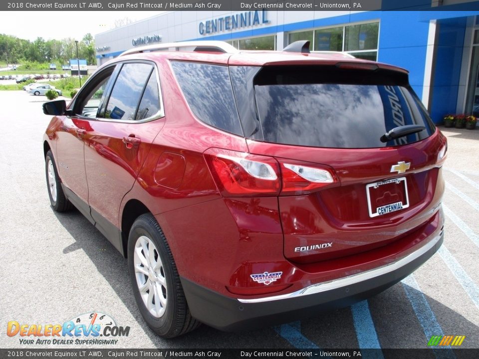 2018 Chevrolet Equinox LT AWD Cajun Red Tintcoat / Medium Ash Gray Photo #4
