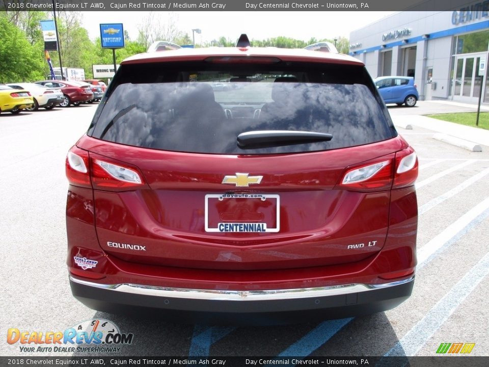 2018 Chevrolet Equinox LT AWD Cajun Red Tintcoat / Medium Ash Gray Photo #5