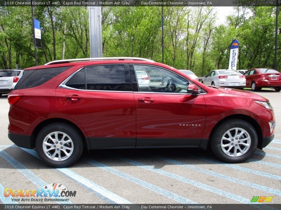 2018 Chevrolet Equinox LT AWD Cajun Red Tintcoat / Medium Ash Gray Photo #7