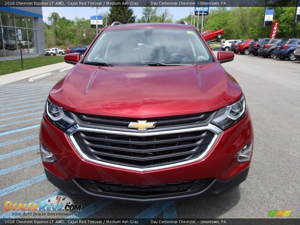 2018 Chevrolet Equinox LT AWD Cajun Red Tintcoat / Medium Ash Gray Photo #9