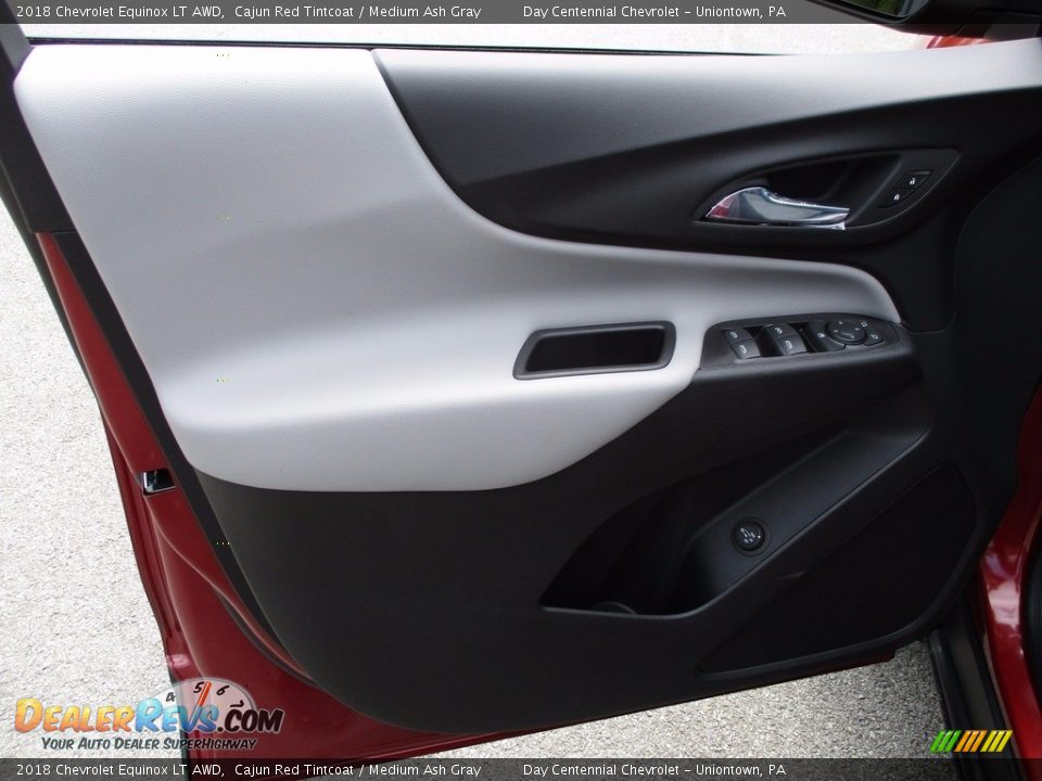 2018 Chevrolet Equinox LT AWD Cajun Red Tintcoat / Medium Ash Gray Photo #11