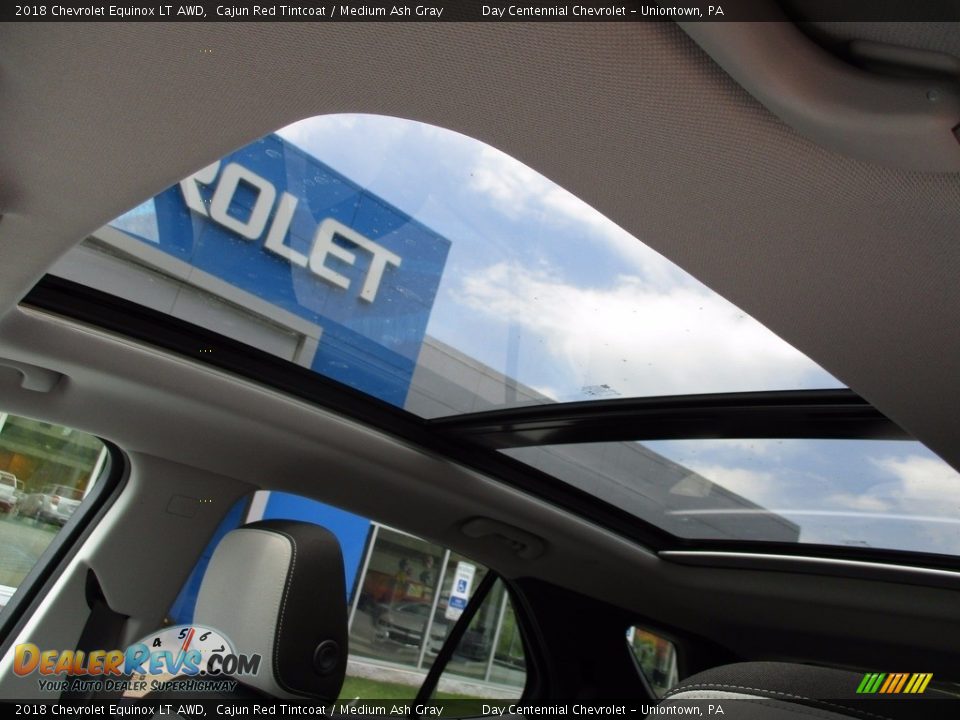 2018 Chevrolet Equinox LT AWD Cajun Red Tintcoat / Medium Ash Gray Photo #12