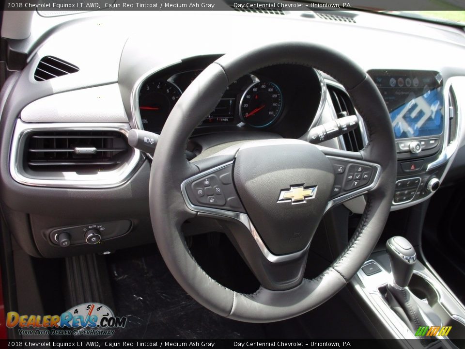 2018 Chevrolet Equinox LT AWD Cajun Red Tintcoat / Medium Ash Gray Photo #15