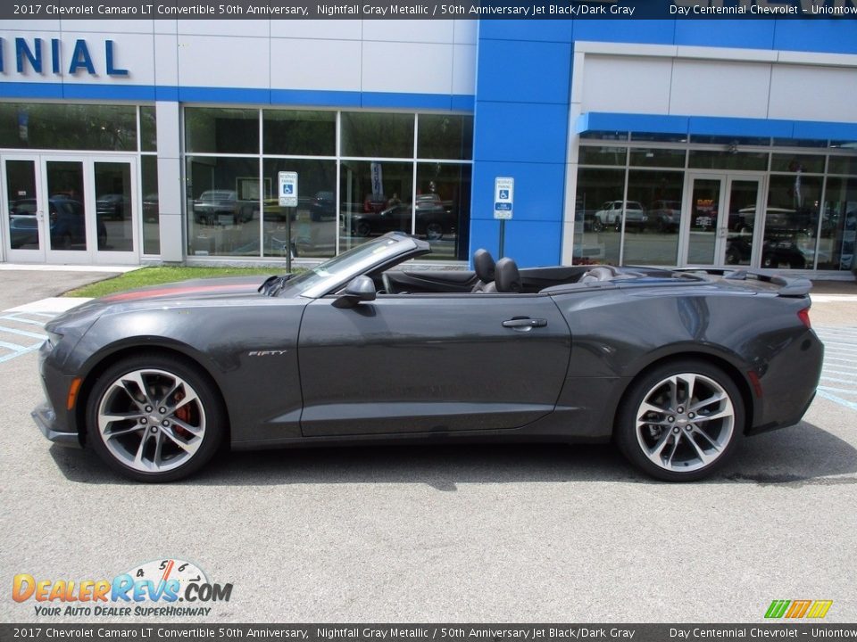 2017 Chevrolet Camaro LT Convertible 50th Anniversary Nightfall Gray Metallic / 50th Anniversary Jet Black/Dark Gray Photo #2