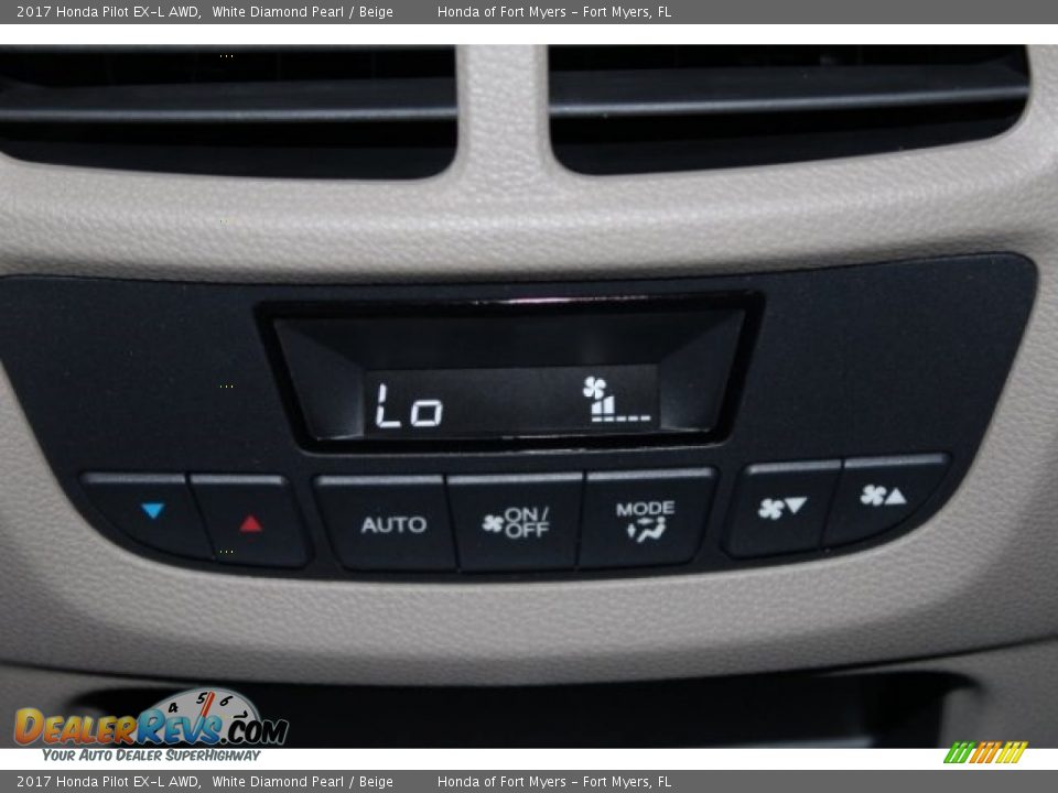 2017 Honda Pilot EX-L AWD White Diamond Pearl / Beige Photo #29