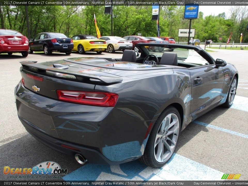 2017 Chevrolet Camaro LT Convertible 50th Anniversary Nightfall Gray Metallic / 50th Anniversary Jet Black/Dark Gray Photo #5