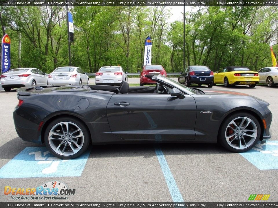 2017 Chevrolet Camaro LT Convertible 50th Anniversary Nightfall Gray Metallic / 50th Anniversary Jet Black/Dark Gray Photo #6