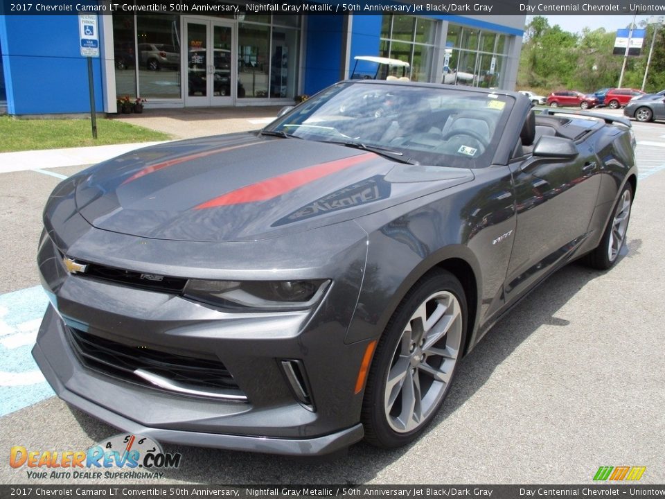 Nightfall Gray Metallic 2017 Chevrolet Camaro LT Convertible 50th Anniversary Photo #10