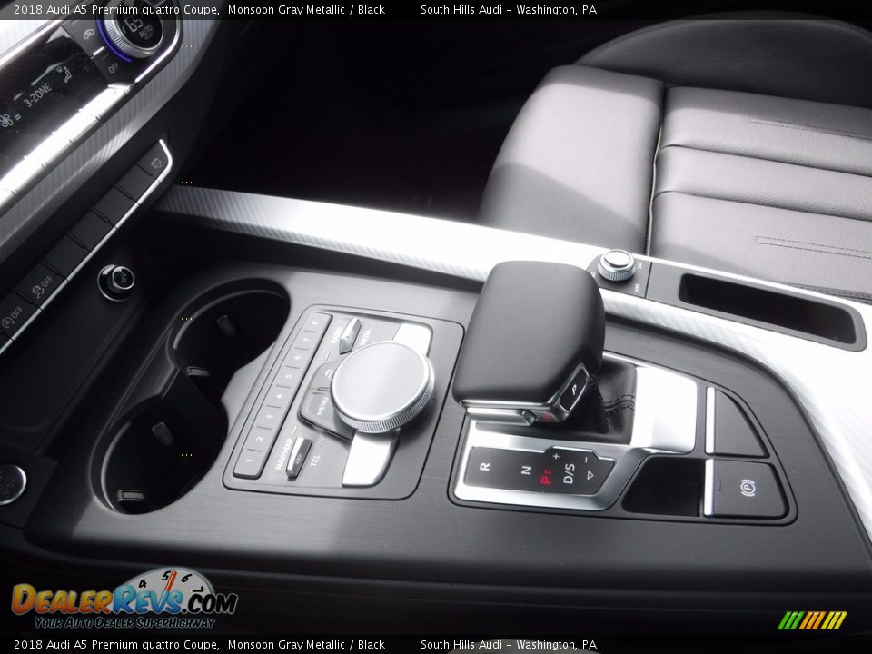 2018 Audi A5 Premium quattro Coupe Monsoon Gray Metallic / Black Photo #26