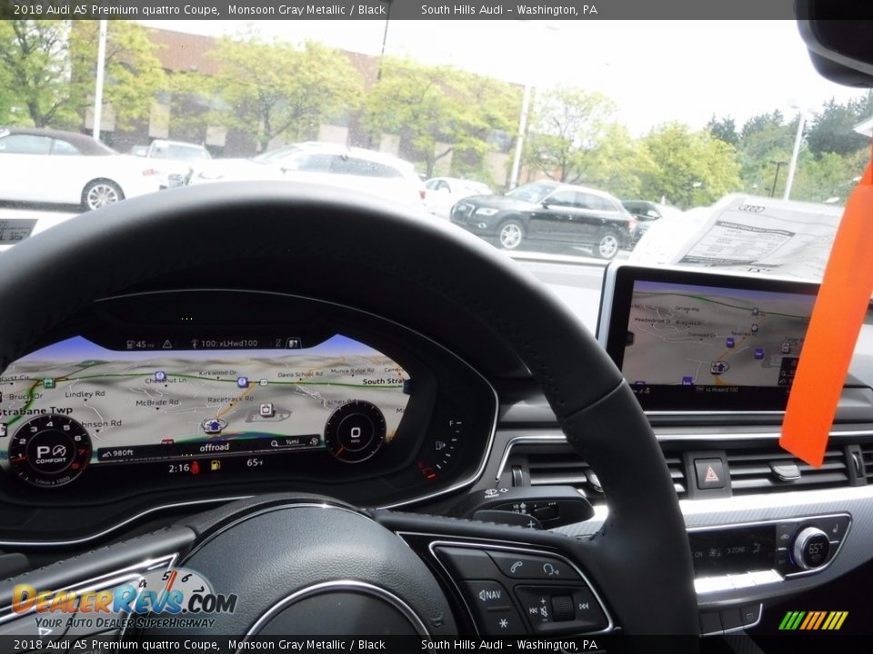 2018 Audi A5 Premium quattro Coupe Monsoon Gray Metallic / Black Photo #30