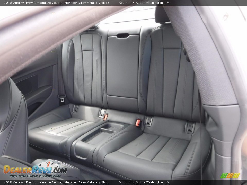 2018 Audi A5 Premium quattro Coupe Monsoon Gray Metallic / Black Photo #35