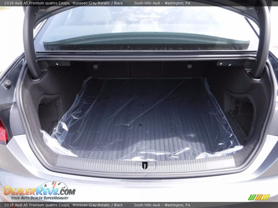2018 Audi A5 Premium quattro Coupe Monsoon Gray Metallic / Black Photo #36
