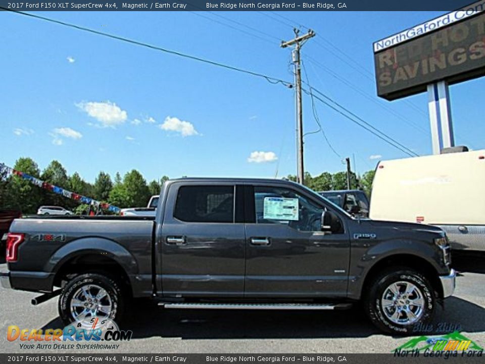 2017 Ford F150 XLT SuperCrew 4x4 Magnetic / Earth Gray Photo #6