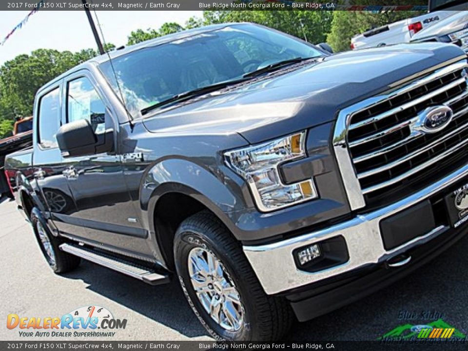 2017 Ford F150 XLT SuperCrew 4x4 Magnetic / Earth Gray Photo #35