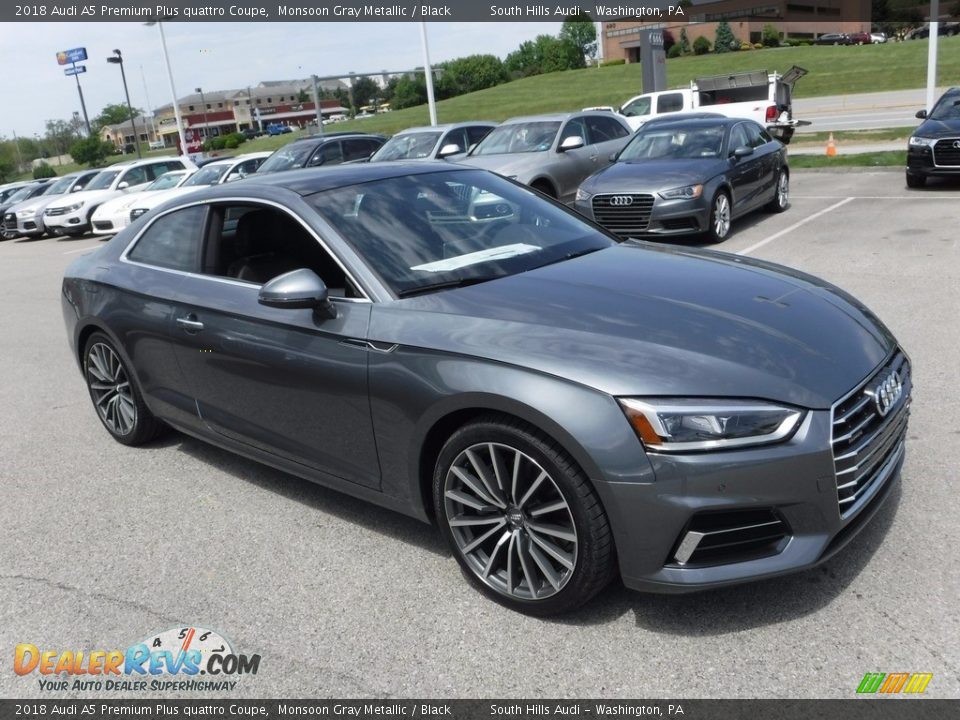 Front 3/4 View of 2018 Audi A5 Premium Plus quattro Coupe Photo #8