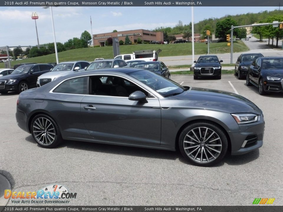 Monsoon Gray Metallic 2018 Audi A5 Premium Plus quattro Coupe Photo #9