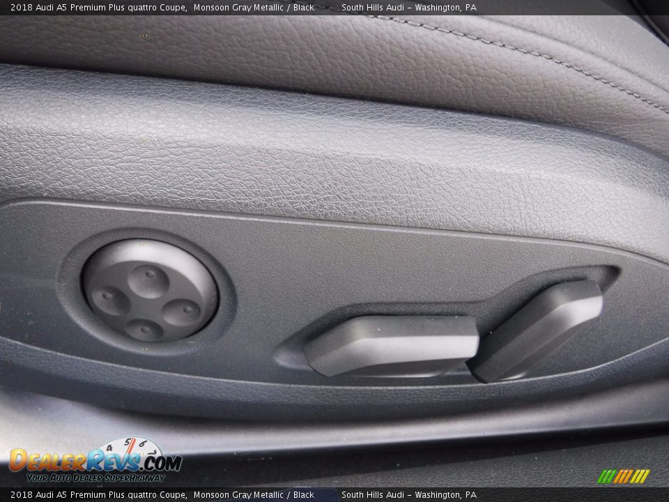2018 Audi A5 Premium Plus quattro Coupe Monsoon Gray Metallic / Black Photo #20