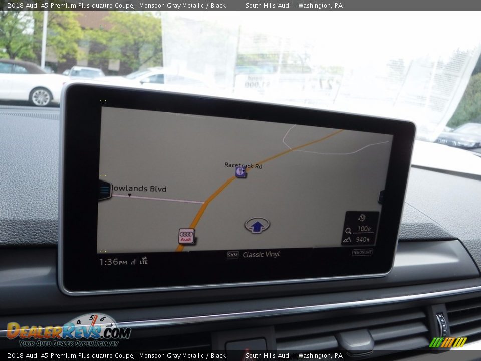 Navigation of 2018 Audi A5 Premium Plus quattro Coupe Photo #24