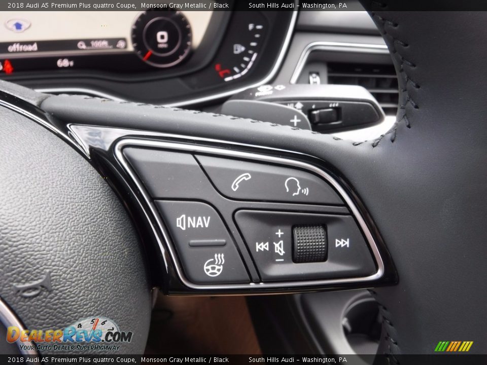 Controls of 2018 Audi A5 Premium Plus quattro Coupe Photo #30