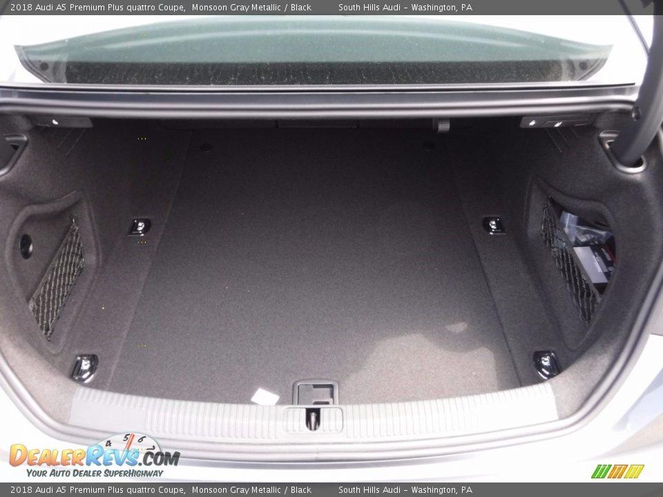 2018 Audi A5 Premium Plus quattro Coupe Monsoon Gray Metallic / Black Photo #35