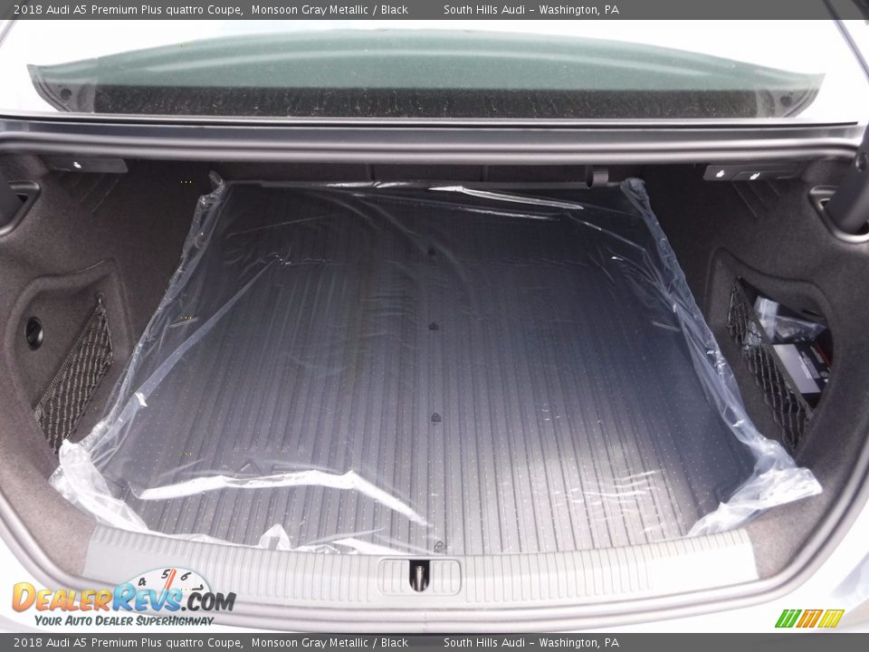 2018 Audi A5 Premium Plus quattro Coupe Monsoon Gray Metallic / Black Photo #36