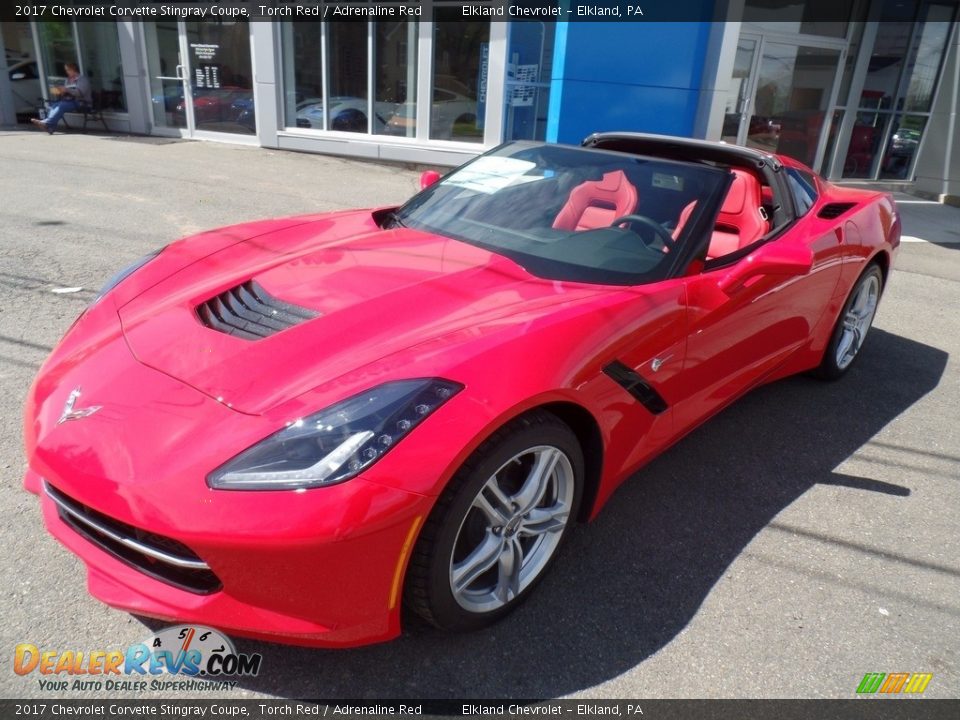 2017 Chevrolet Corvette Stingray Coupe Torch Red / Adrenaline Red Photo #3