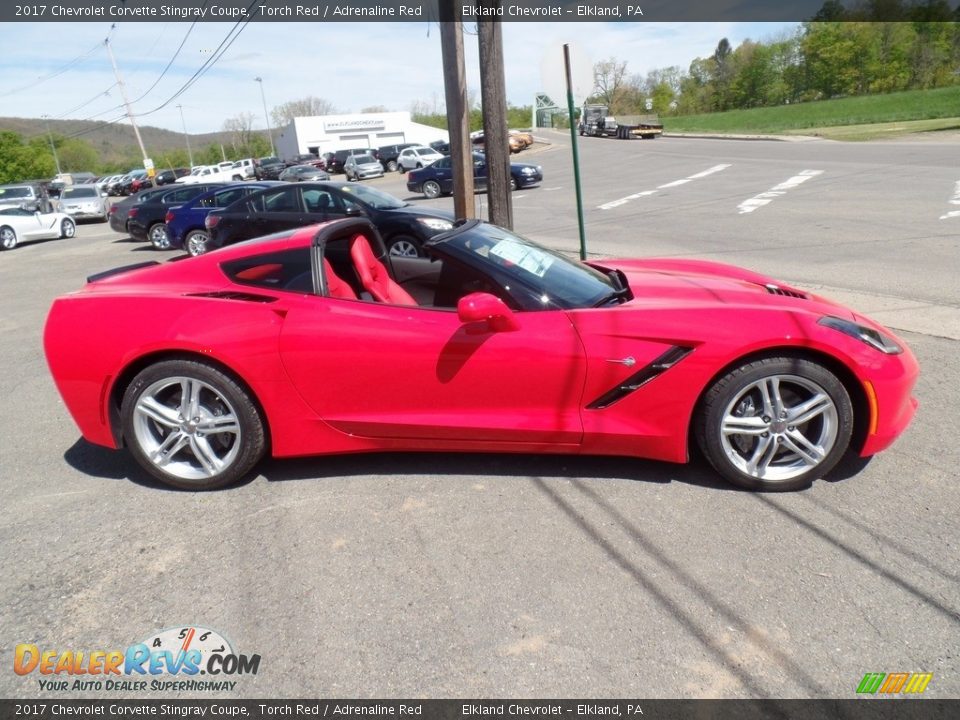 2017 Chevrolet Corvette Stingray Coupe Torch Red / Adrenaline Red Photo #12