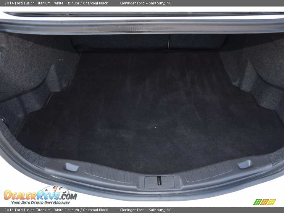 2014 Ford Fusion Titanium White Platinum / Charcoal Black Photo #13