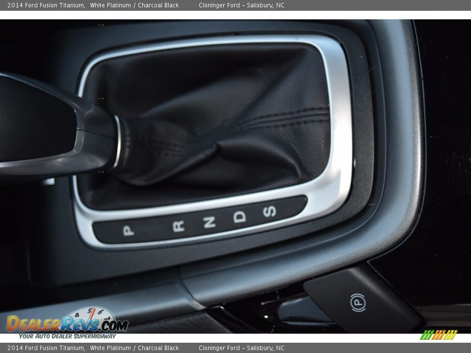2014 Ford Fusion Titanium White Platinum / Charcoal Black Photo #20
