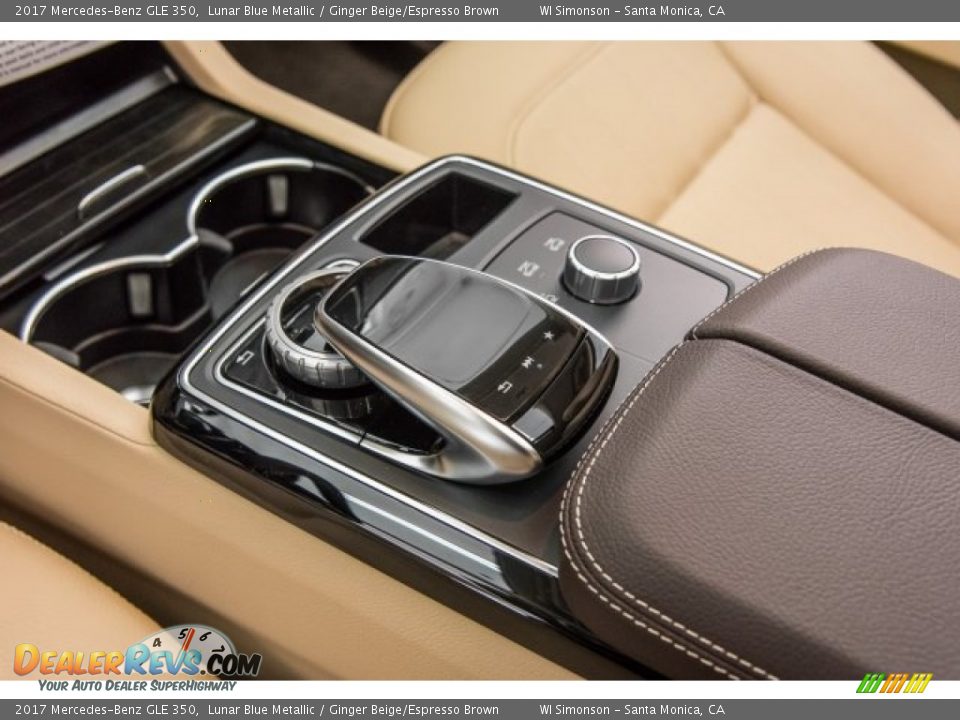 2017 Mercedes-Benz GLE 350 Lunar Blue Metallic / Ginger Beige/Espresso Brown Photo #7