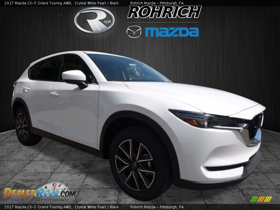 2017 Mazda CX-5 Grand Touring AWD Crystal White Pearl / Black Photo #1