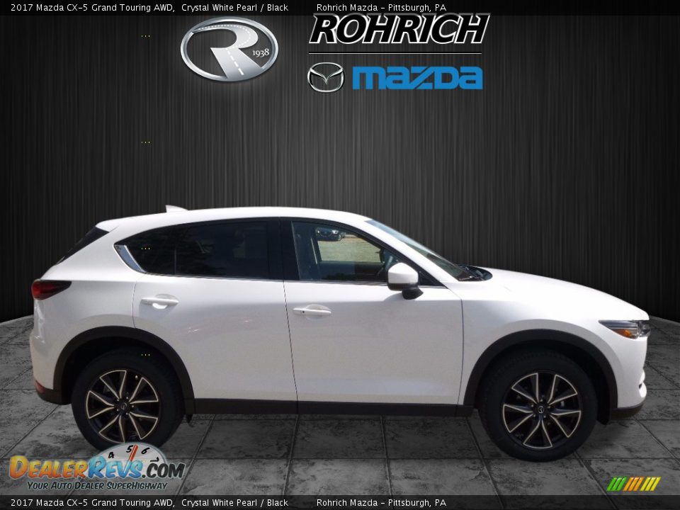 2017 Mazda CX-5 Grand Touring AWD Crystal White Pearl / Black Photo #2