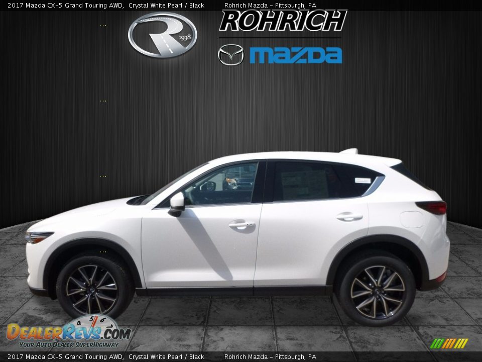 2017 Mazda CX-5 Grand Touring AWD Crystal White Pearl / Black Photo #3