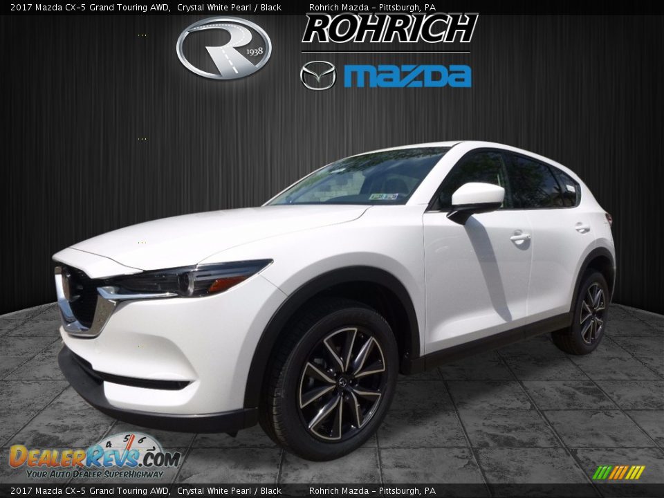 2017 Mazda CX-5 Grand Touring AWD Crystal White Pearl / Black Photo #4