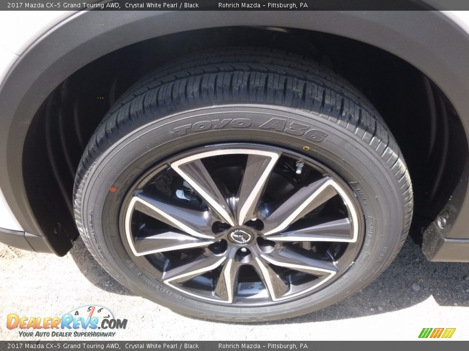 2017 Mazda CX-5 Grand Touring AWD Crystal White Pearl / Black Photo #5