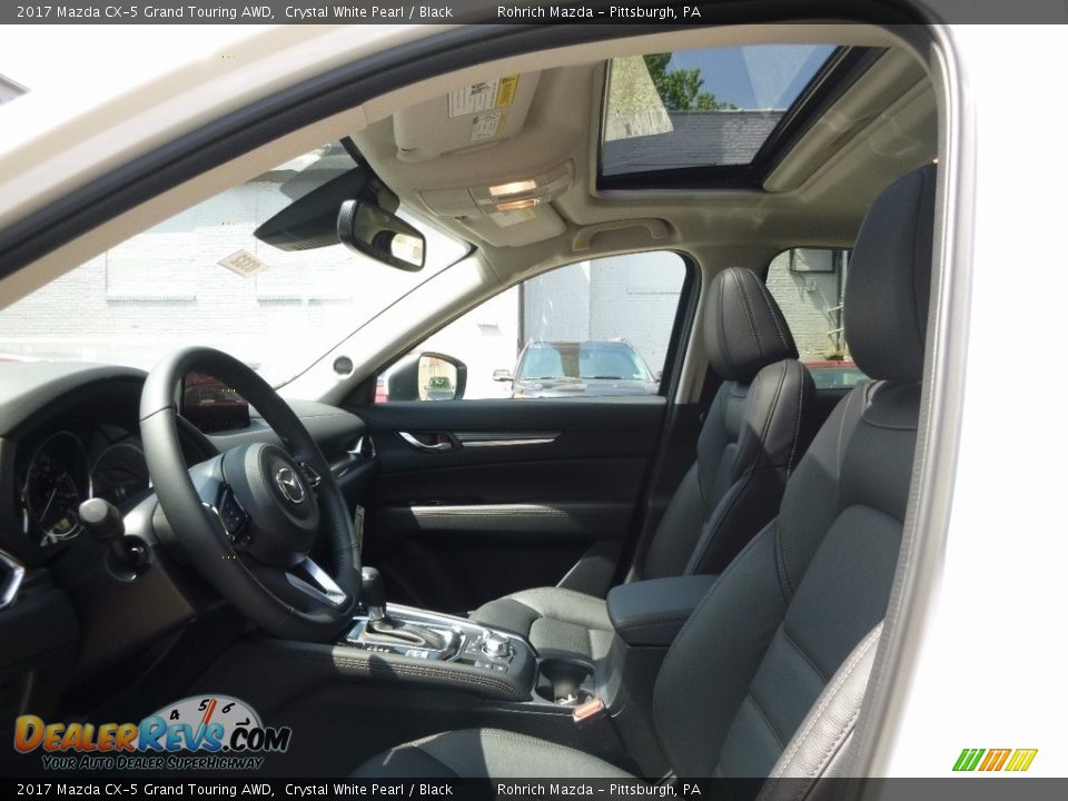 2017 Mazda CX-5 Grand Touring AWD Crystal White Pearl / Black Photo #6