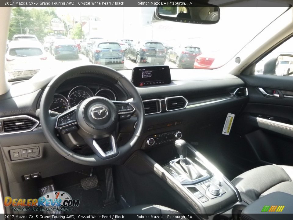 2017 Mazda CX-5 Grand Touring AWD Crystal White Pearl / Black Photo #8