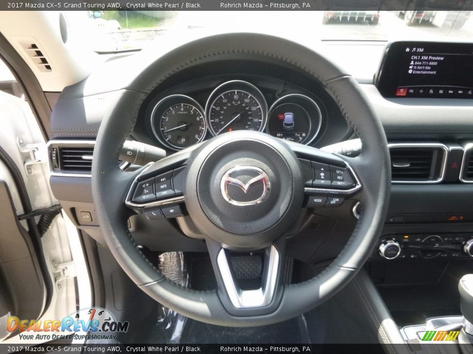 2017 Mazda CX-5 Grand Touring AWD Crystal White Pearl / Black Photo #11
