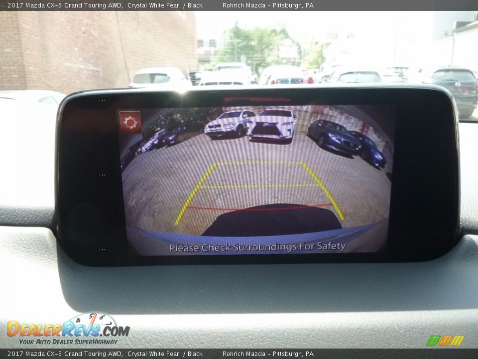 2017 Mazda CX-5 Grand Touring AWD Crystal White Pearl / Black Photo #12