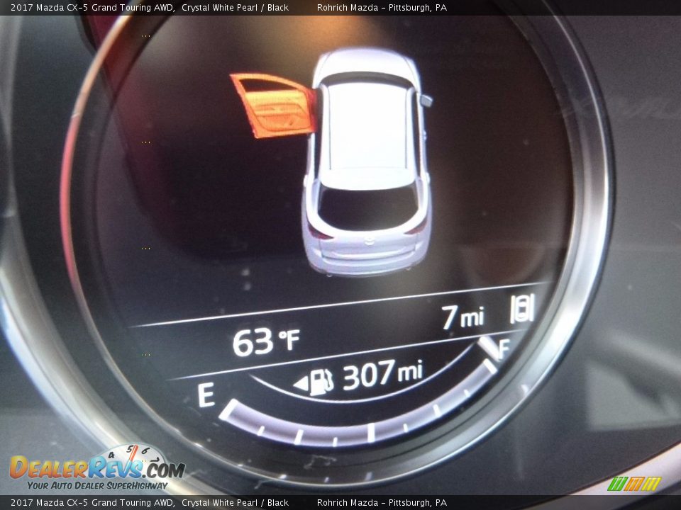 2017 Mazda CX-5 Grand Touring AWD Crystal White Pearl / Black Photo #15
