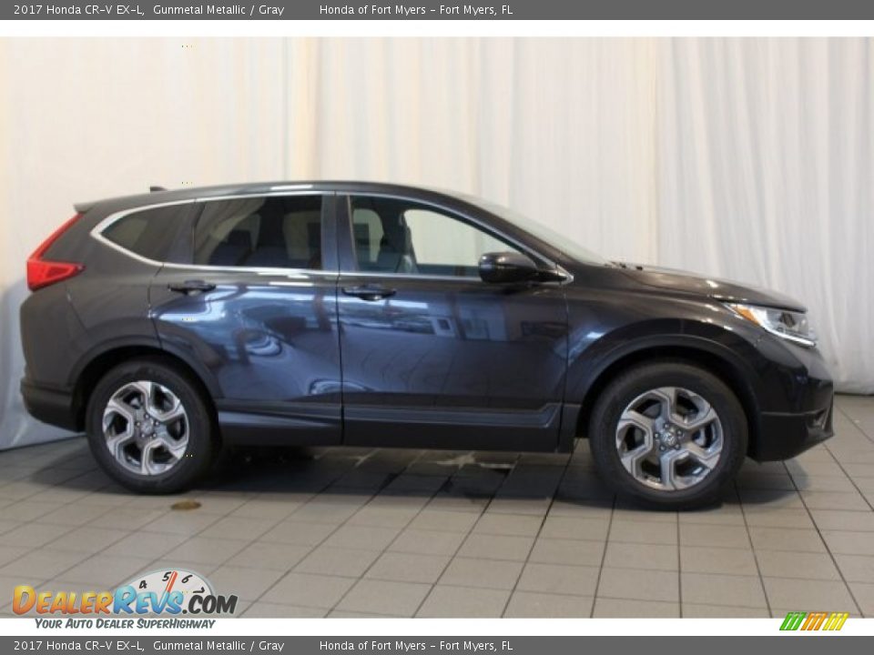 2017 Honda CR-V EX-L Gunmetal Metallic / Gray Photo #2