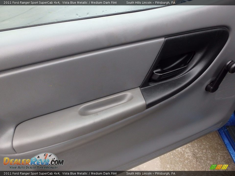 2011 Ford Ranger Sport SuperCab 4x4 Vista Blue Metallic / Medium Dark Flint Photo #21